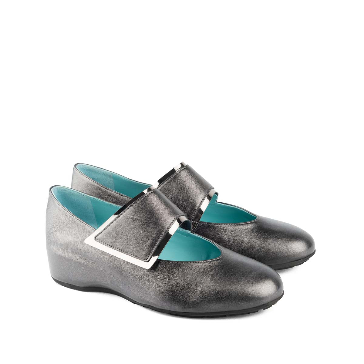 Thierry Rabotin Abra Bronze Taffetas נעלי טרי רבוטין לנשים