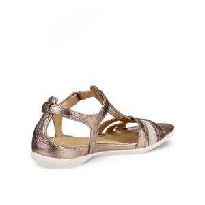 סנדלי נשים אקו ECCO Flash Warm Grey Metallic