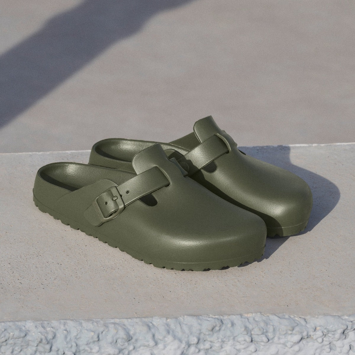 Birkenstock Boston EVA Khaki כפכפי בירקנשטוק לגברים בוסטון חאקי