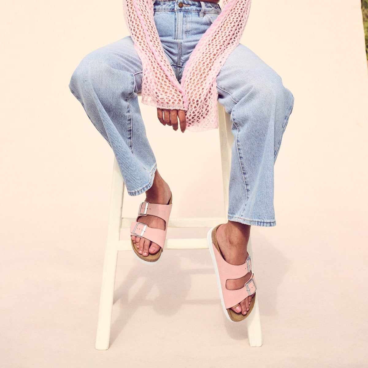 Birkenstock Arizona PAP Flex Platform Soft Pink כפכפי בירקנשטוק נשים