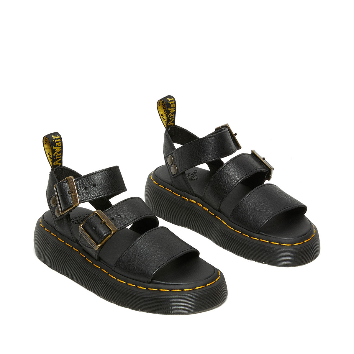Dr. Martens Gryphon Quad Black סנדלי ד"ר מרטינס לנשים
