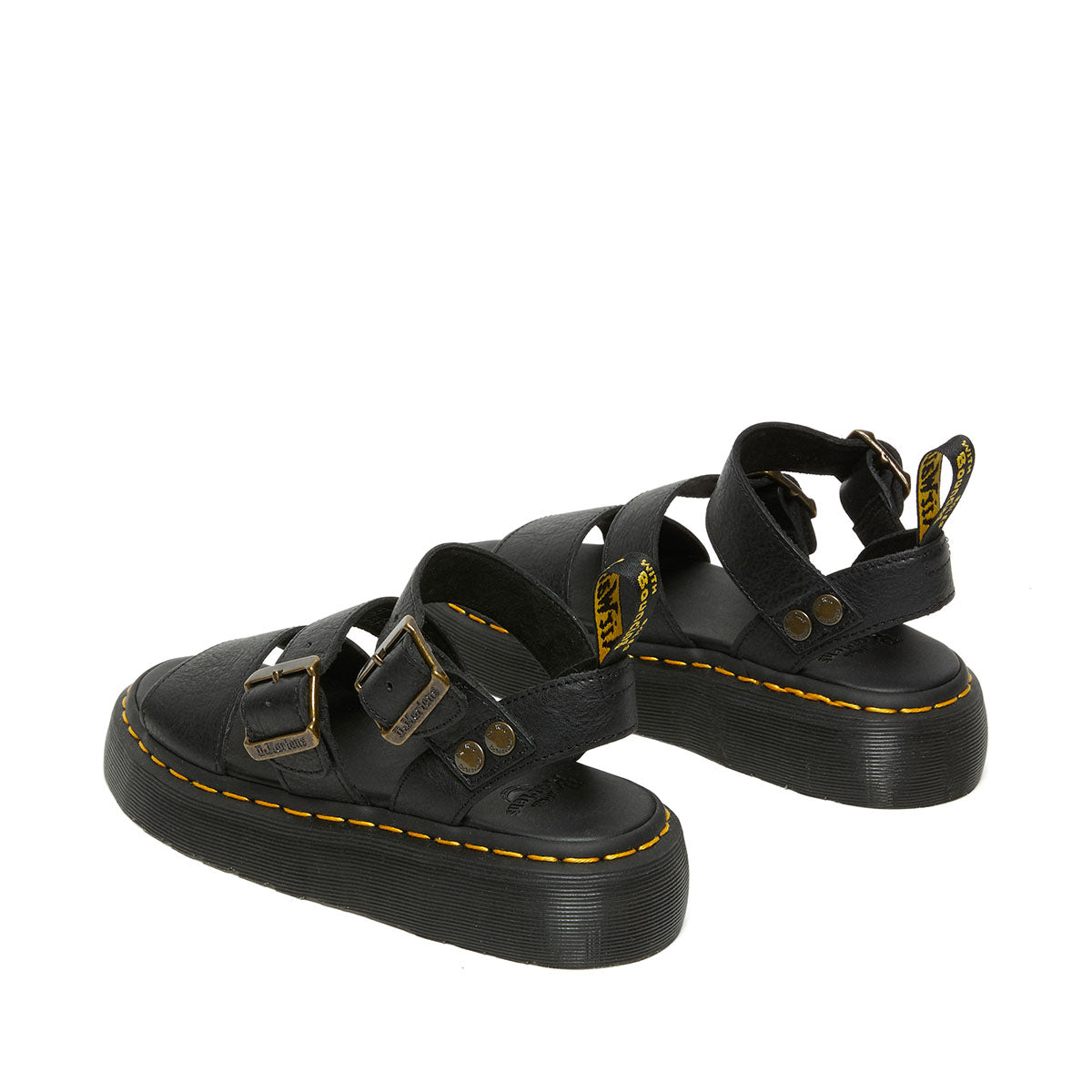 Dr. Martens Gryphon Quad Black סנדלי ד"ר מרטינס לנשים