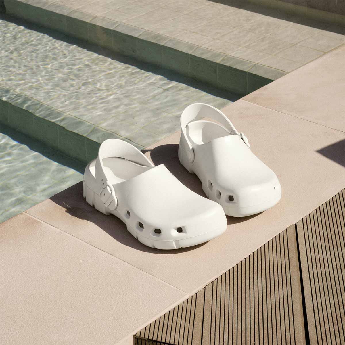 Birkenstock Back Strap Clog Eggshell כפכפי בירקנשטוק לנשים בק סטראפ