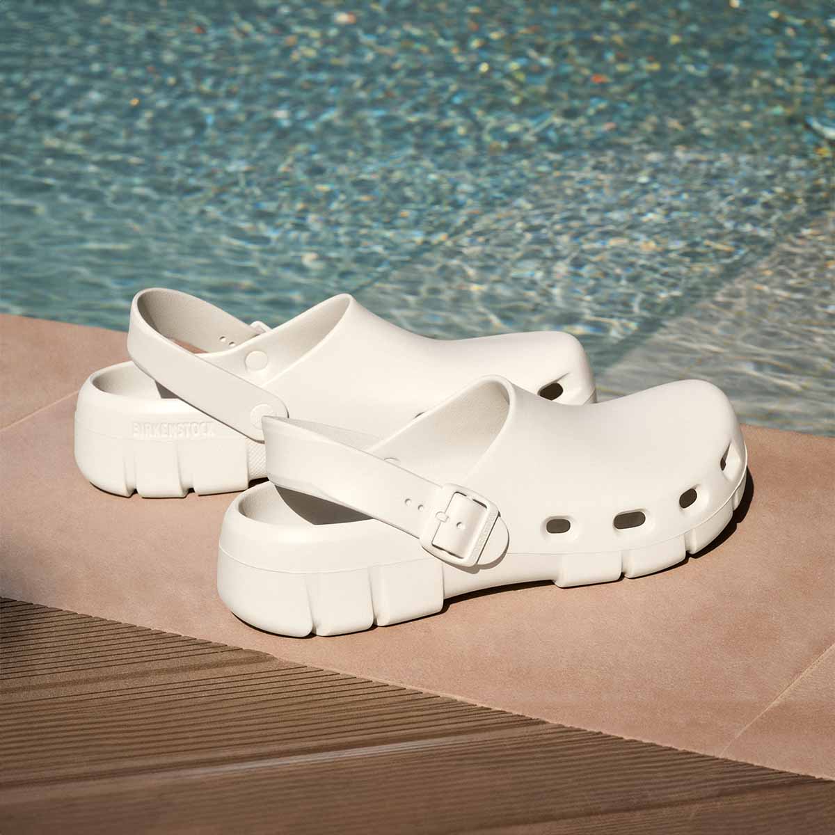 Birkenstock Back Strap Clog Eggshell כפכפי בירקנשטוק לנשים בק סטראפ