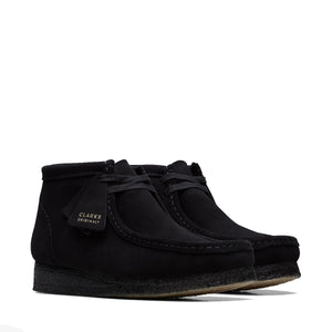 Clarks Wallabee Boot Black מגפי קלארקס לגברים