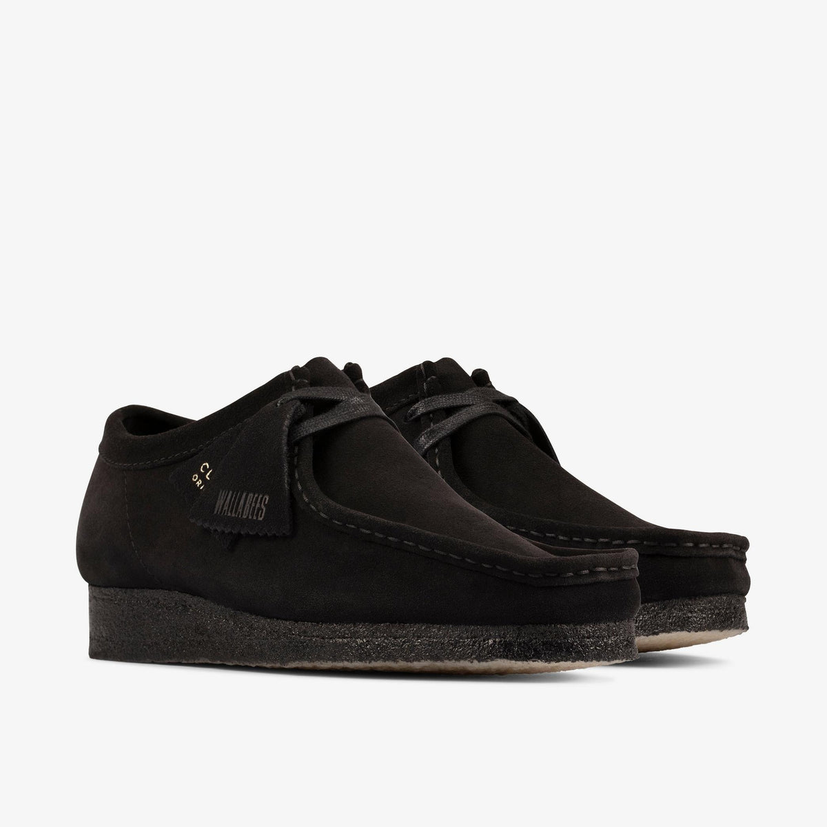 Clarks Wallabee Black נעלי מוקסינים וולבי לנשים