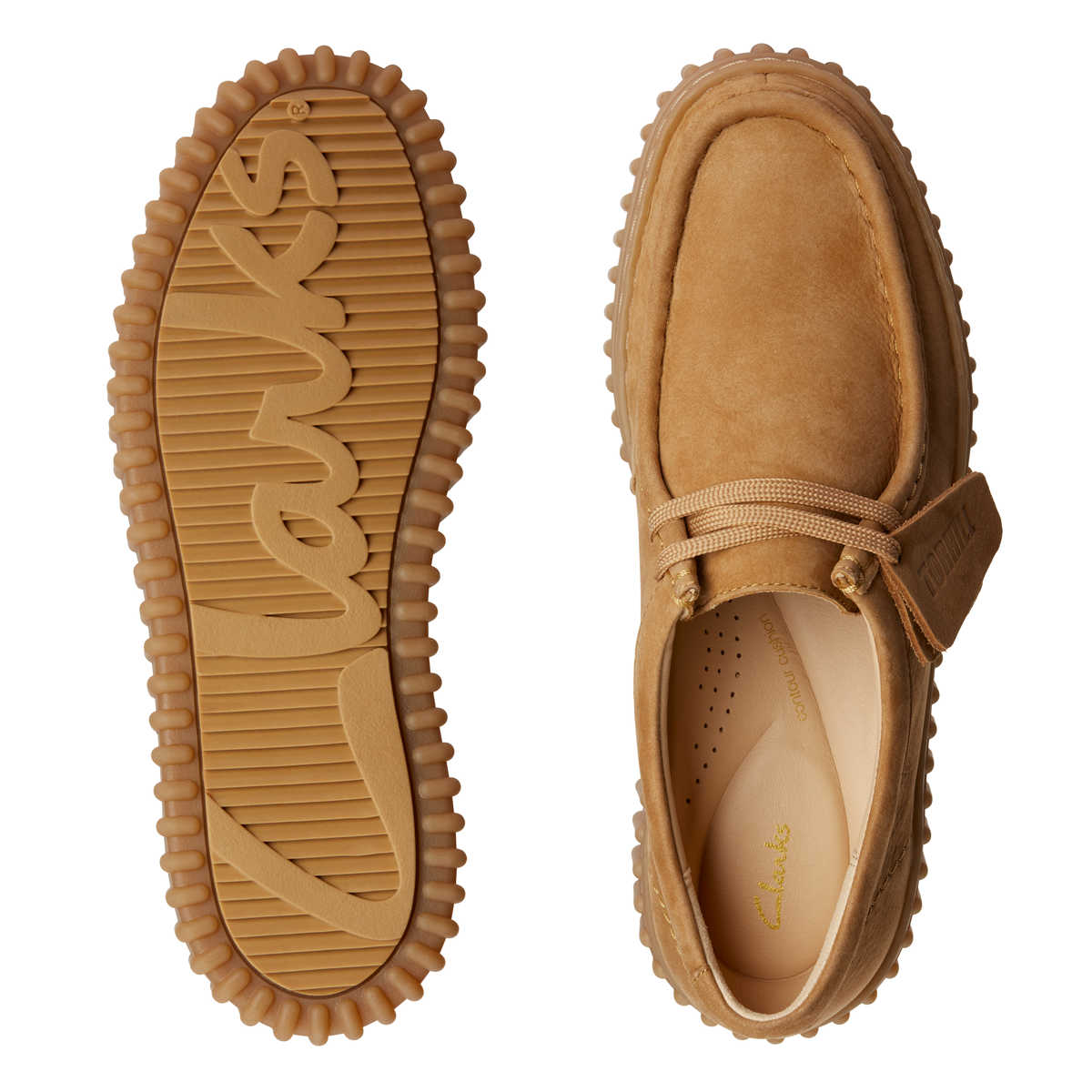 Clarks Torhill Bee Light Tan נעלי מוקסין לנשים