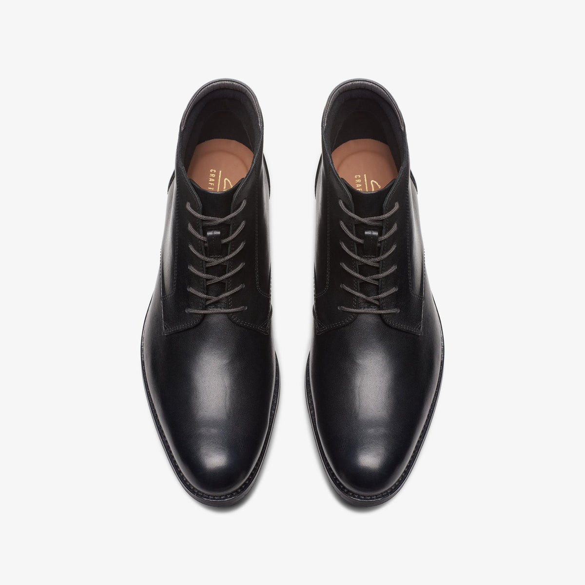 Clarks Craft Arlo Hi Black מגפי קלארקס לגברים