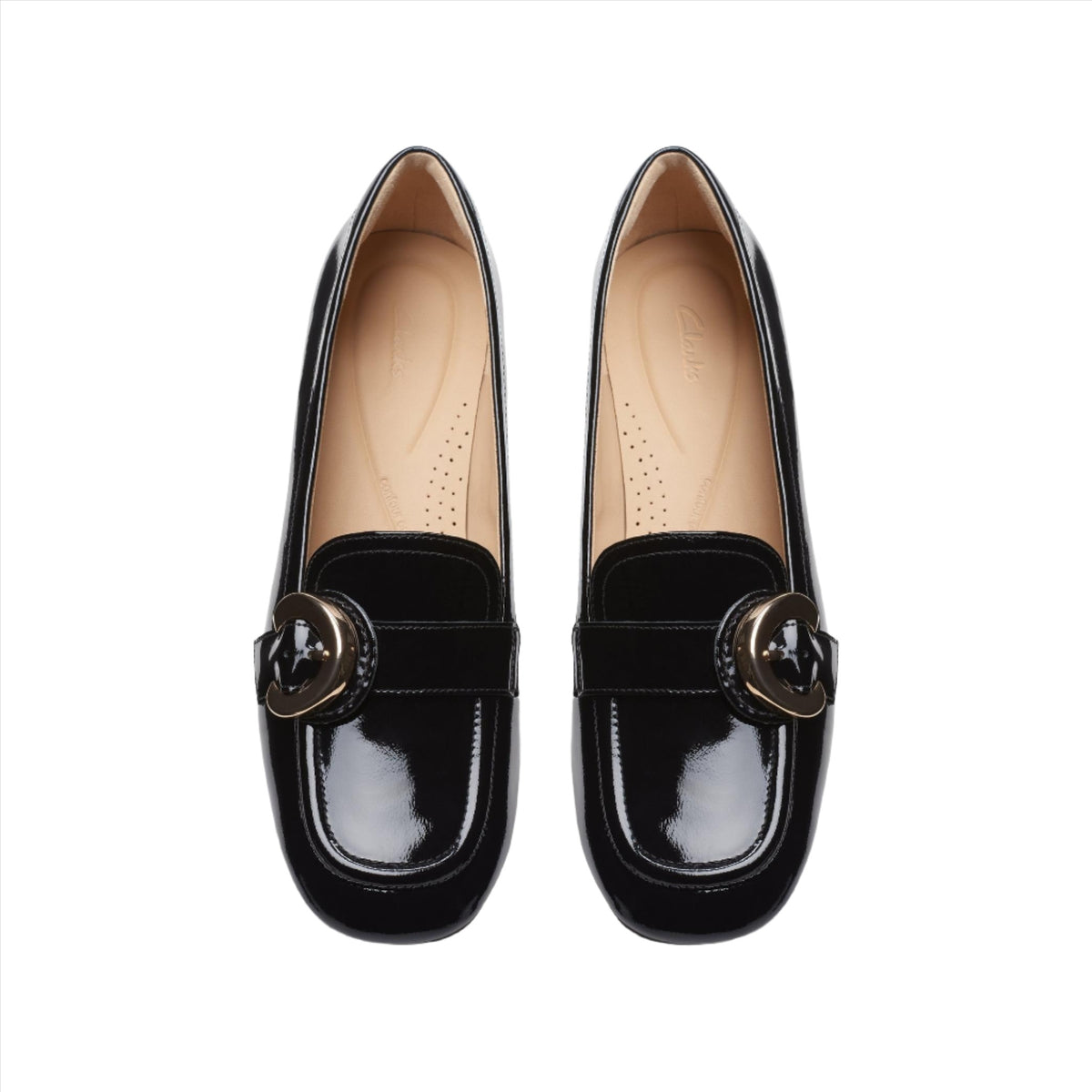 Clarks Daiss 30 Trim Black Pat נעלי עקב לנשים קלארקס