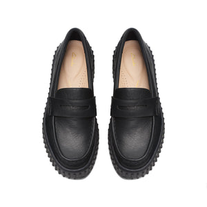 Clarks Torhill Penny Black Leather נעלי קלארקס לנשים