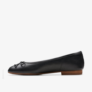 Clarks Fawna Lily Black נעלי בובה לנשים קלארקס