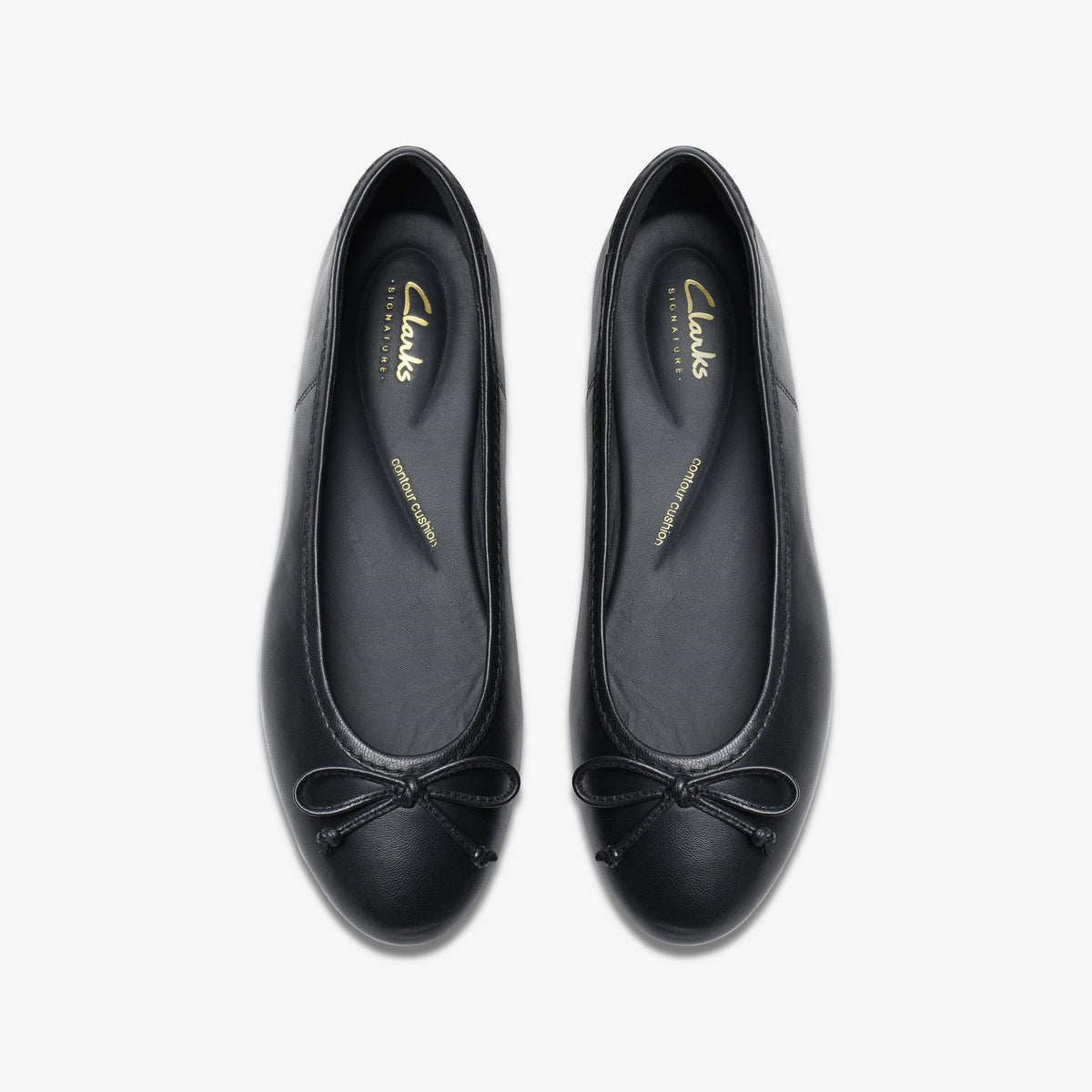 Clarks Fawna Lily Black נעלי בובה לנשים קלארקס