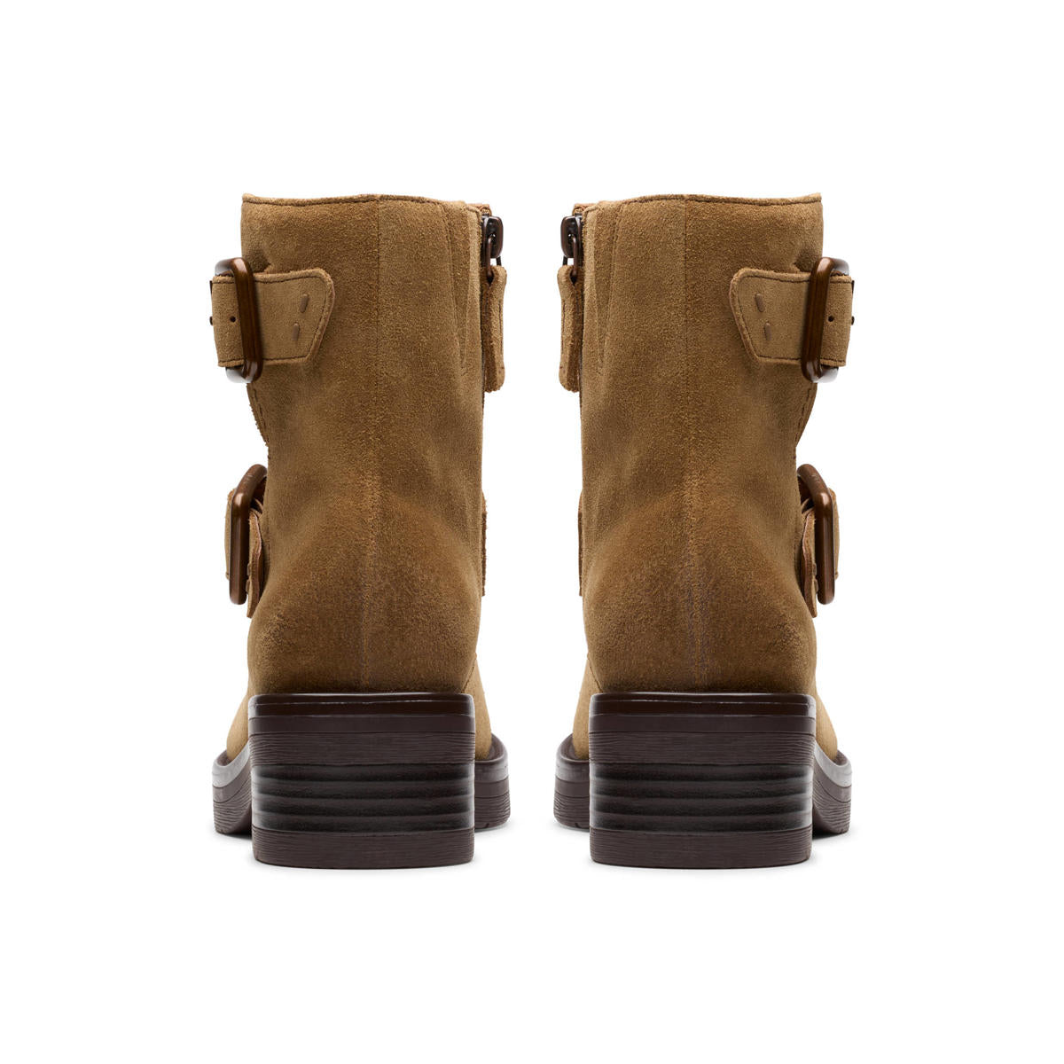 Clarks Rebelle Buckle Walnut מגפי קלארקס לנשים