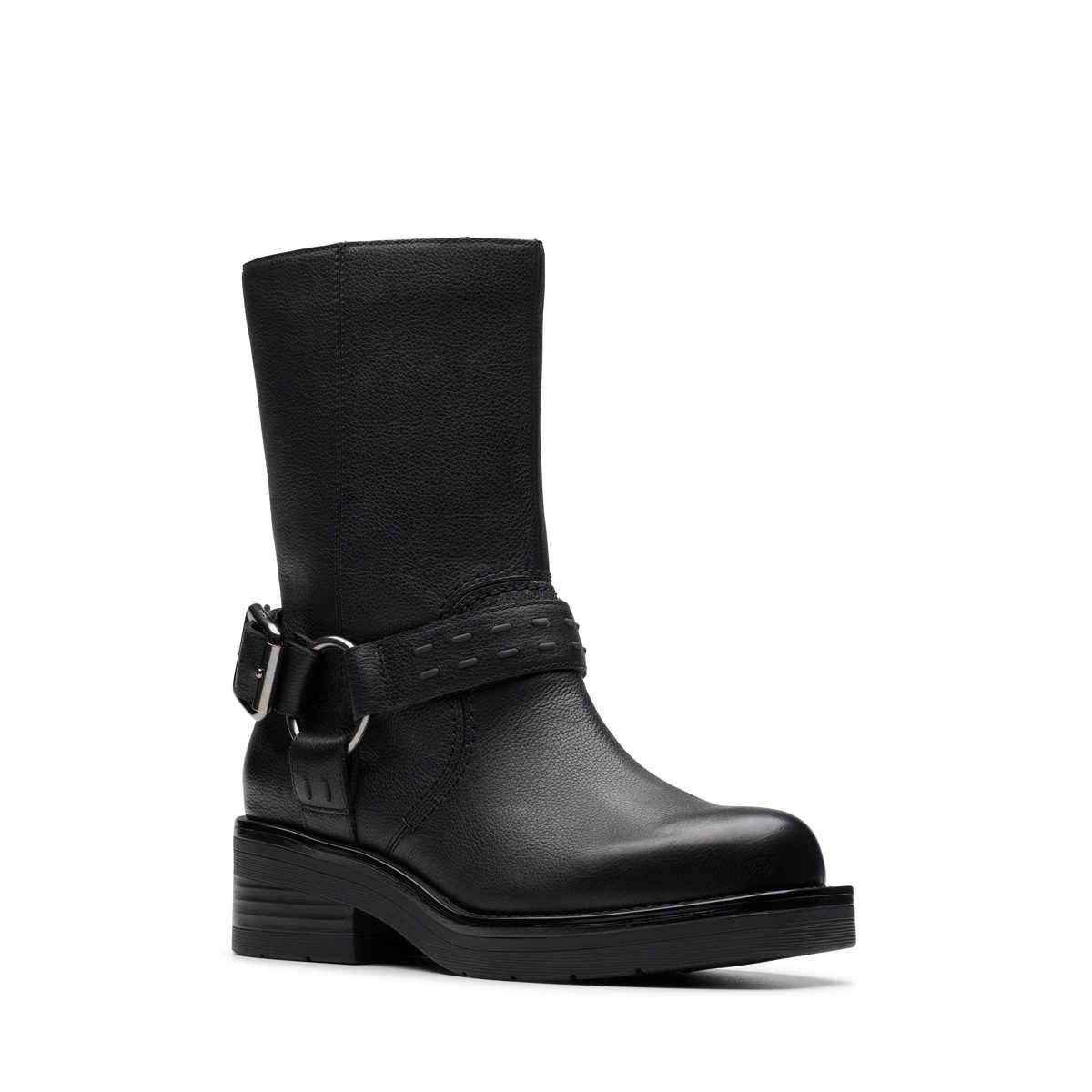 Clarks Rebelle Up Black מגפי קלארקס לנשים