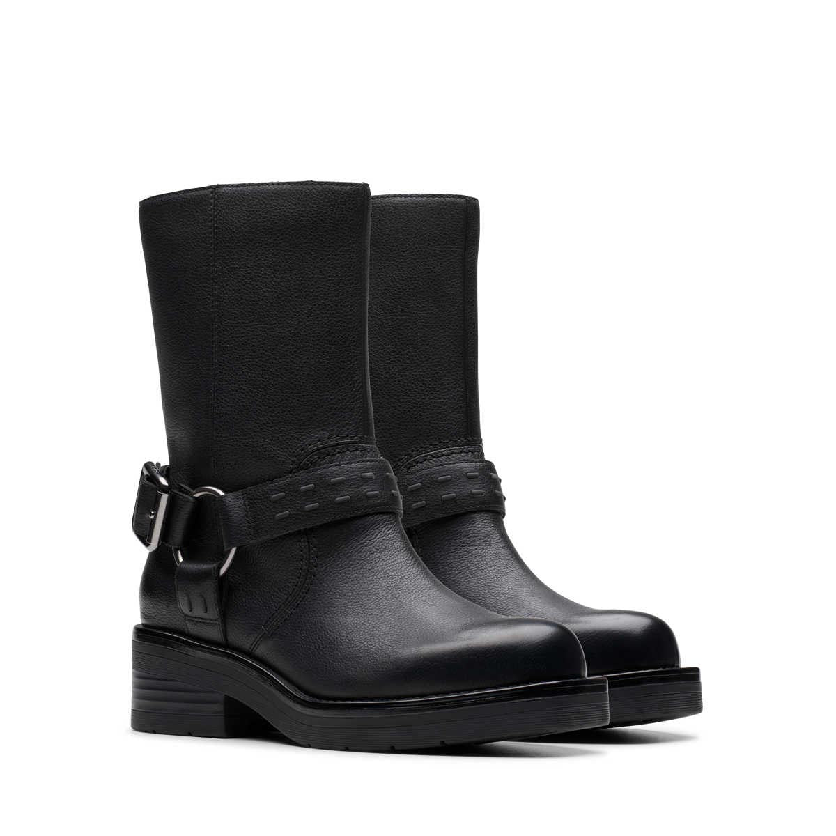 Clarks Rebelle Up Black מגפי קלארקס לנשים