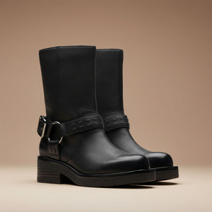 Clarks Rebelle Up Black מגפי קלארקס לנשים