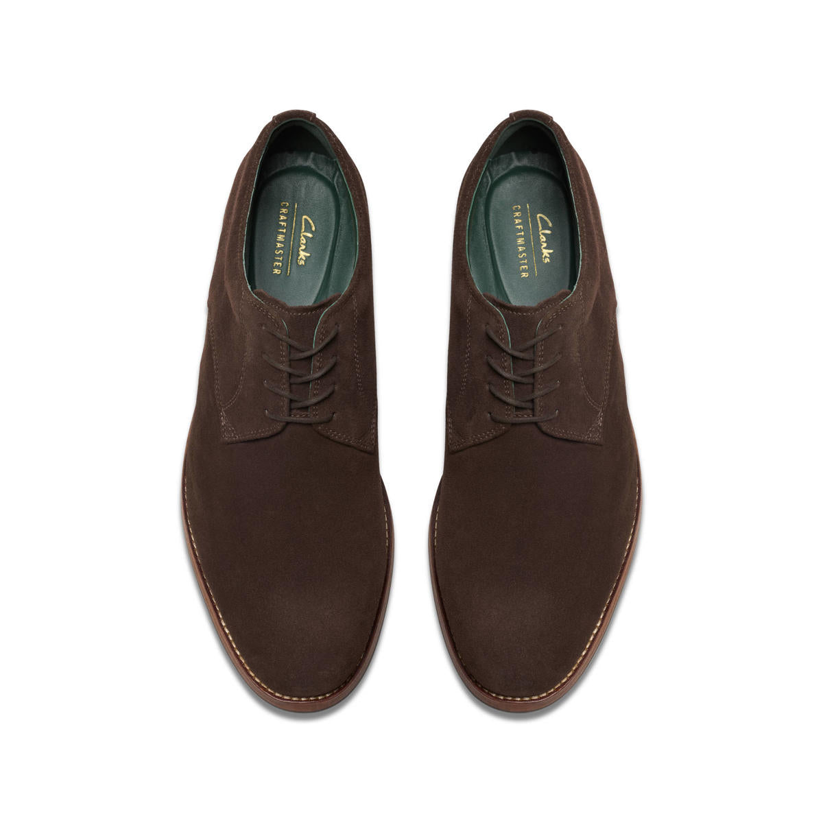 Clarks Craft James Tie Dark Brown נעלי קלארקס לגברים