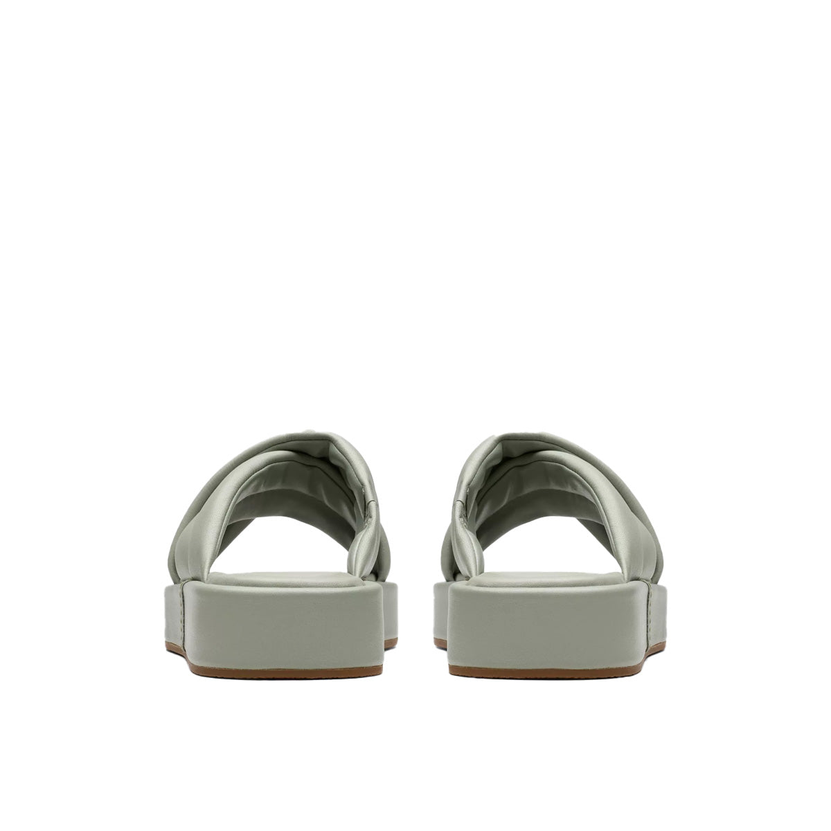 Clarks Alda Glide Light Green Lea כפכפי קלארקס לנשים