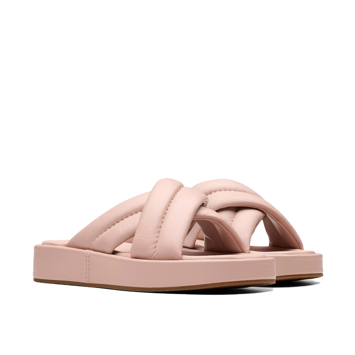 Clarks Alda Glide Light Pink Lea כפכפי קלארקס לנשים