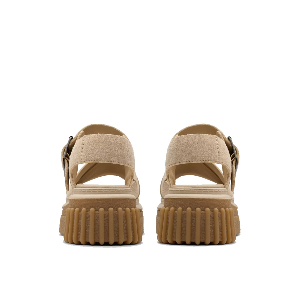 Clarks Evamar Wish Ecru Suede סנדלי קלארקס לנשים