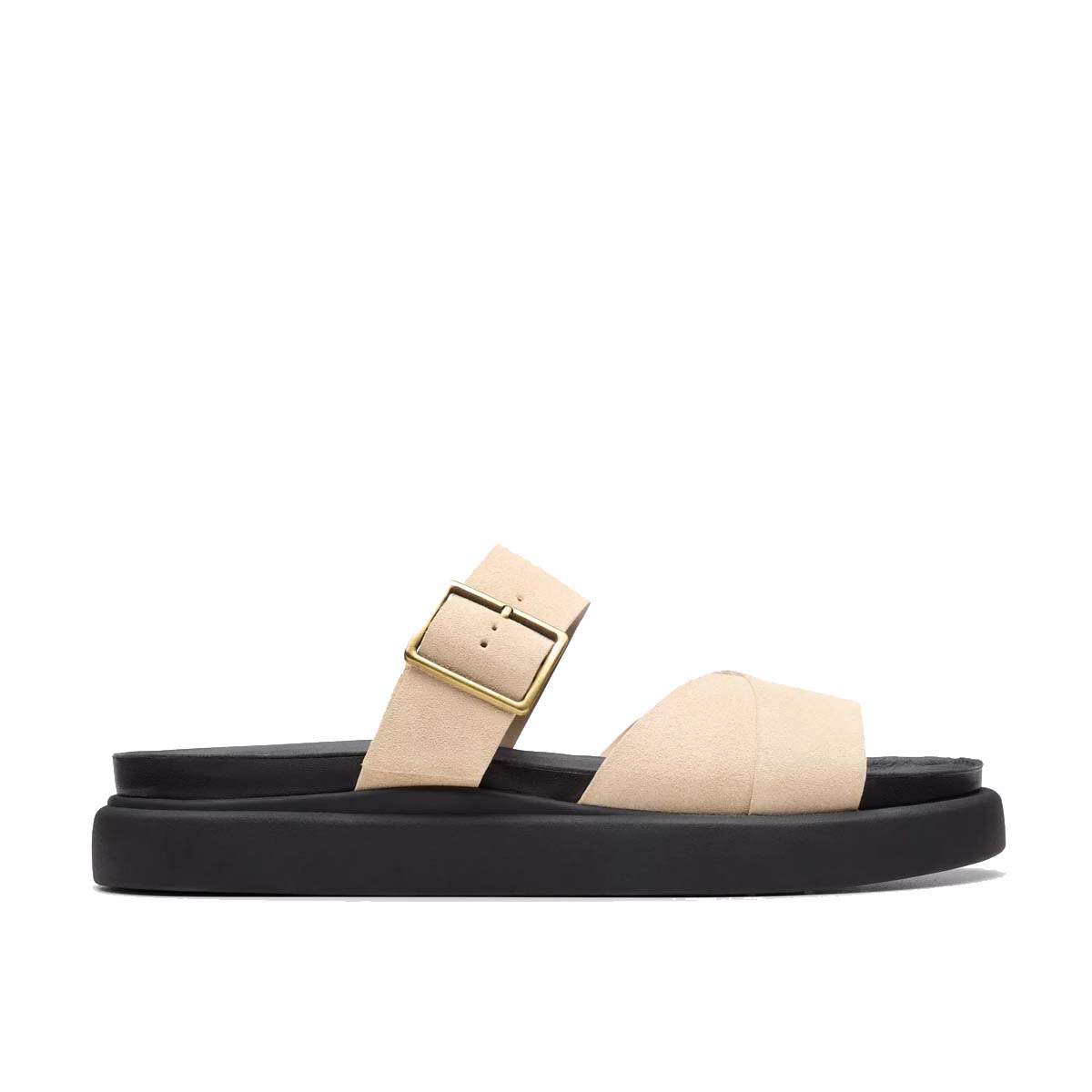 Clarks Aristella Mule Ecru Suede כפכפי קלארקס לנשים