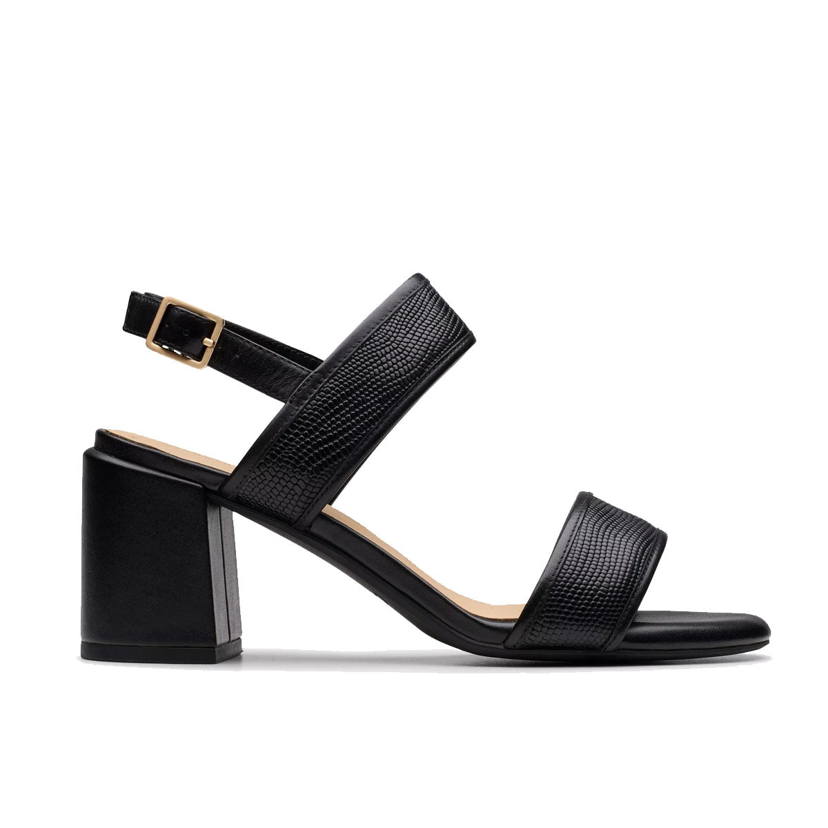 Clarks Ezoria Sling Black Interest נעלי עקב קלארקס