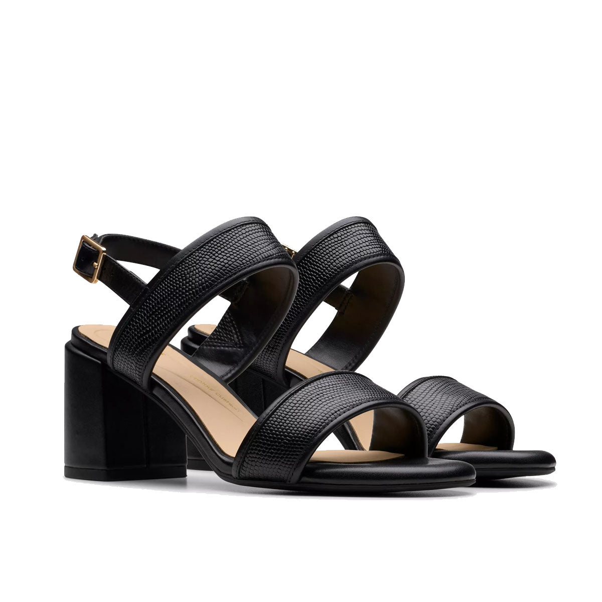 Clarks Ezoria Sling Black Interest נעלי עקב קלארקס