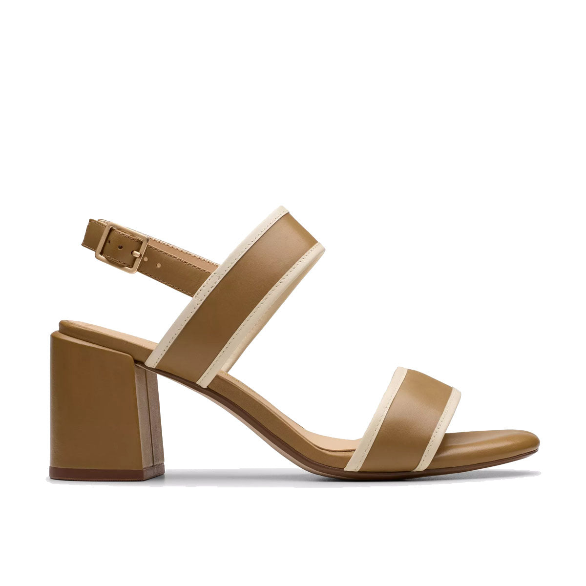 Clarks Ezoria Sling Light Tan Combi נעלי עקב קלארקס