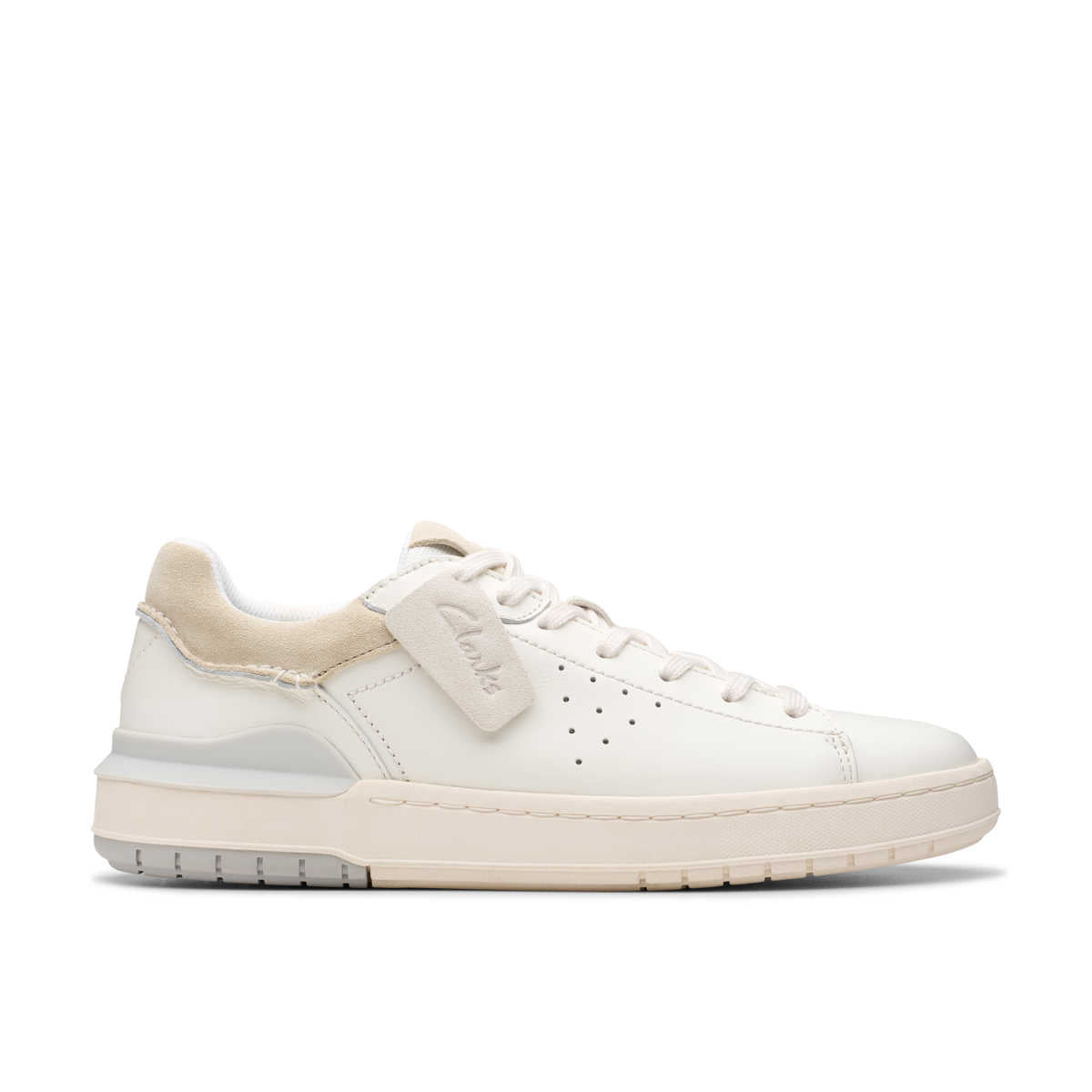 Clarks Courtlite2 Run White סניקרס קלארקס לגברים