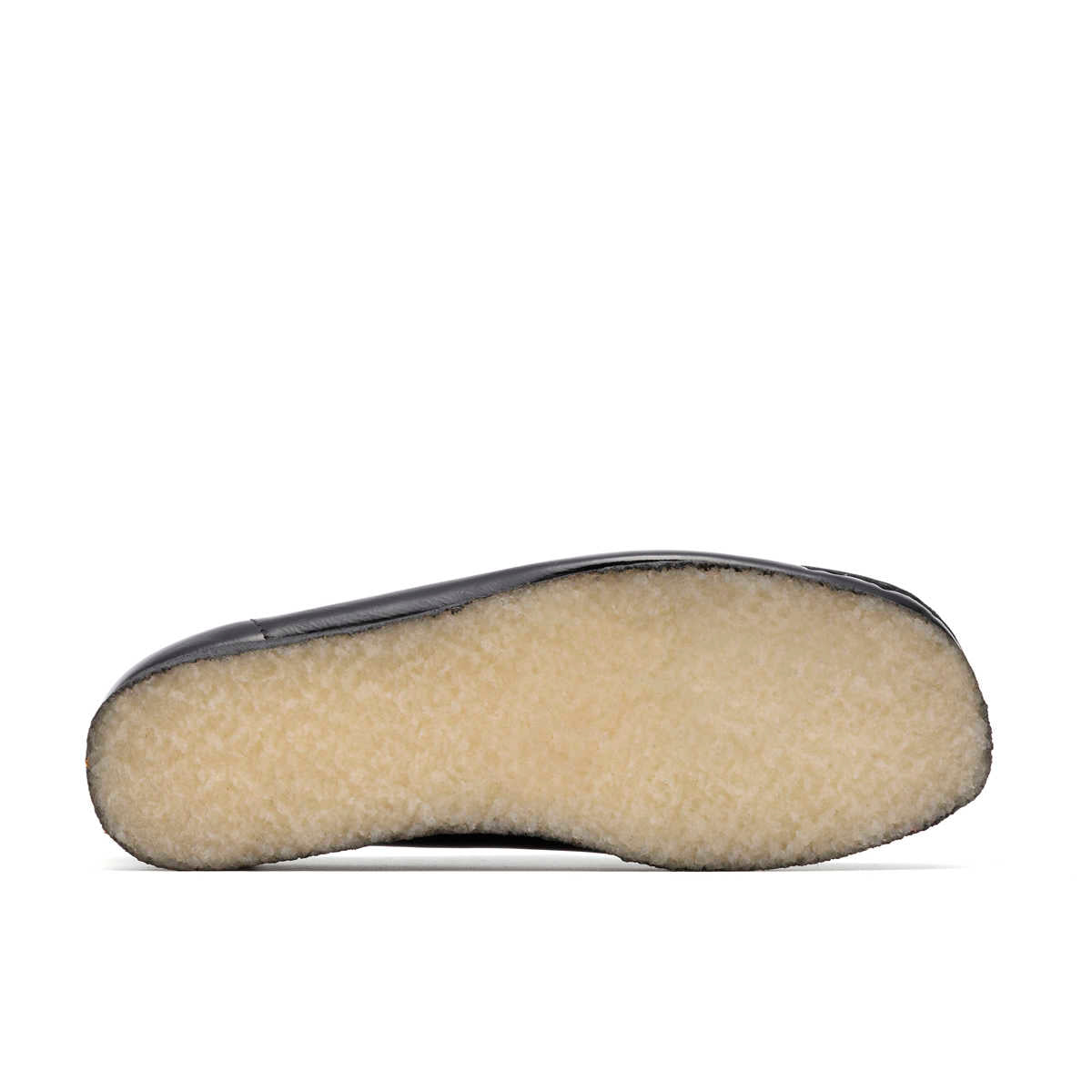 Clarks Wallabee. Black Pat מוקסין קלארקס לנשים