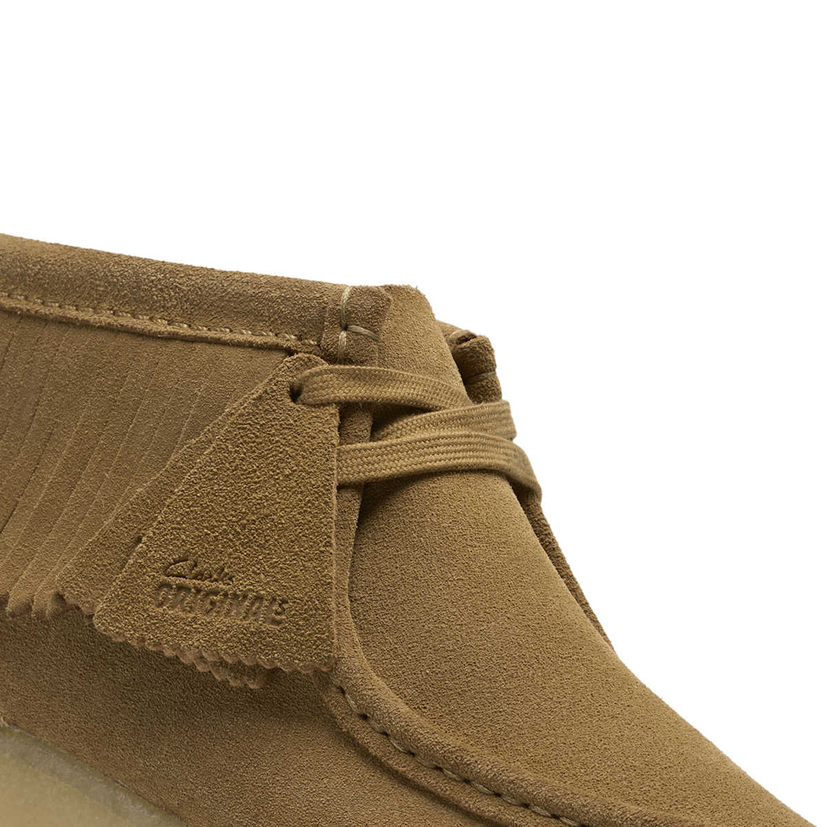 Clarks WBWedge Fringe Light Tan Women מגפי קלארקס לנשים