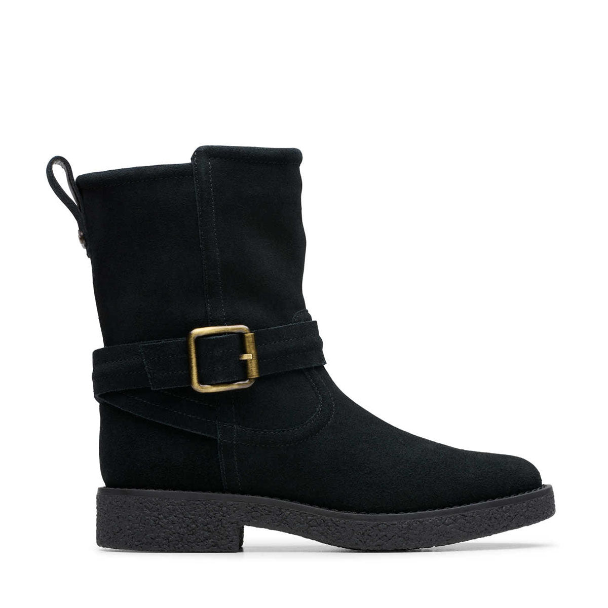 Clarks Nella Mid Black מגפי נשים קלארקס