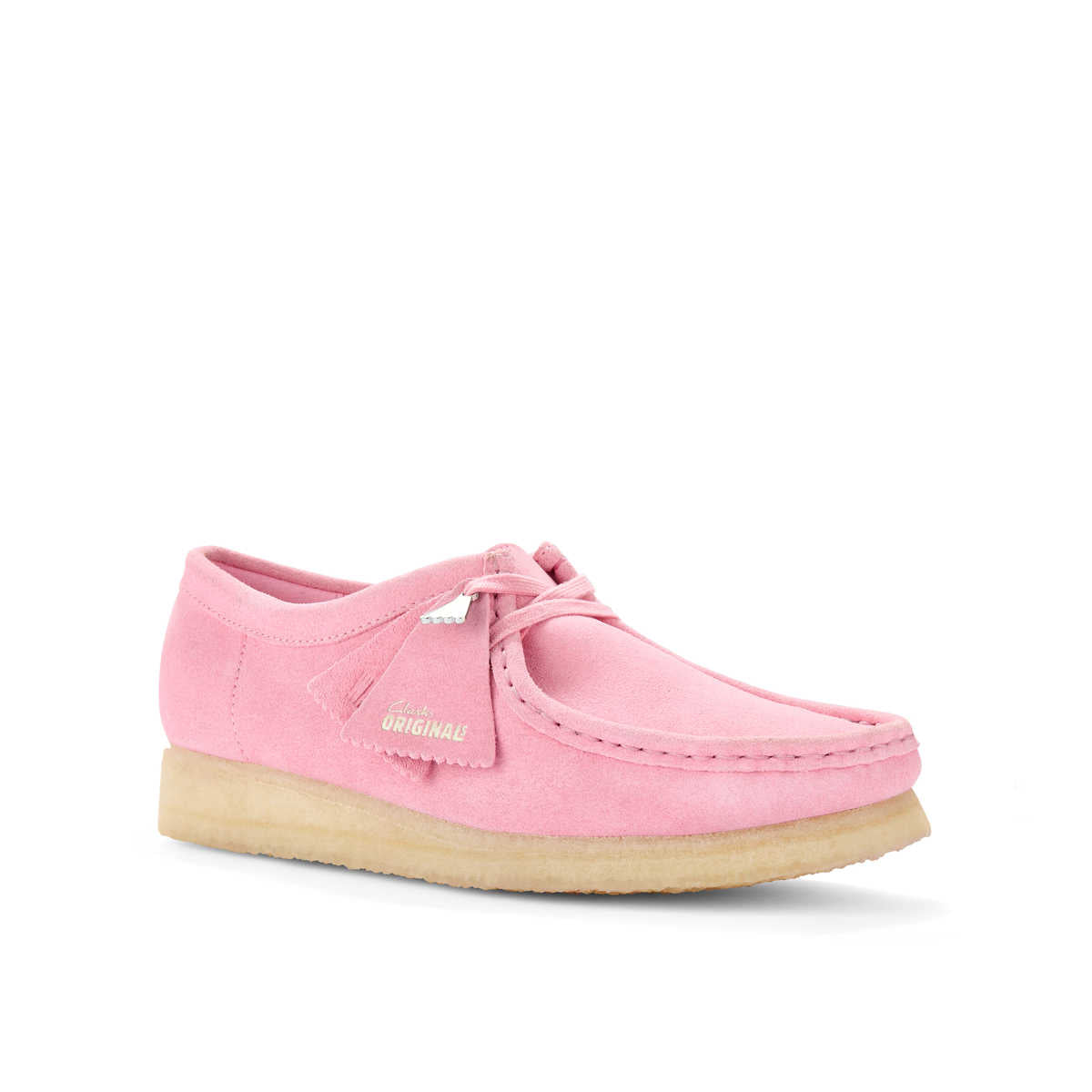Clarks Wallabee. Candy Pink מוקסין קלארקס לנשים