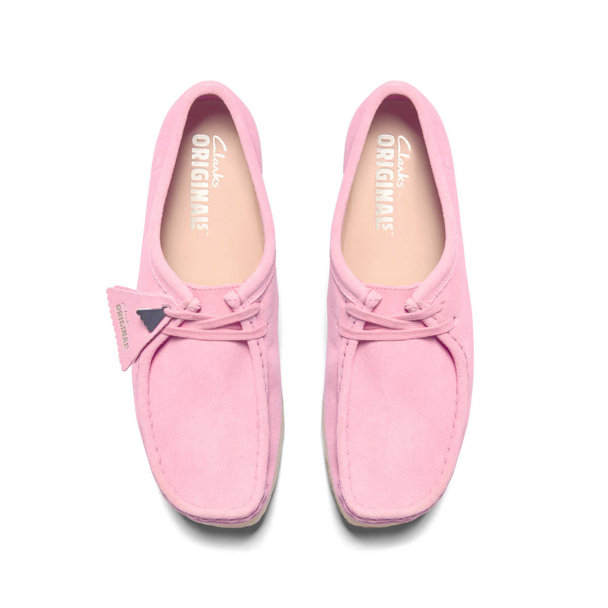 Clarks Wallabee. Candy Pink מוקסין קלארקס לנשים