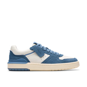 Clarks Men Courtlite2 Lo Blue Combi סניקרס קלארקס לגברים