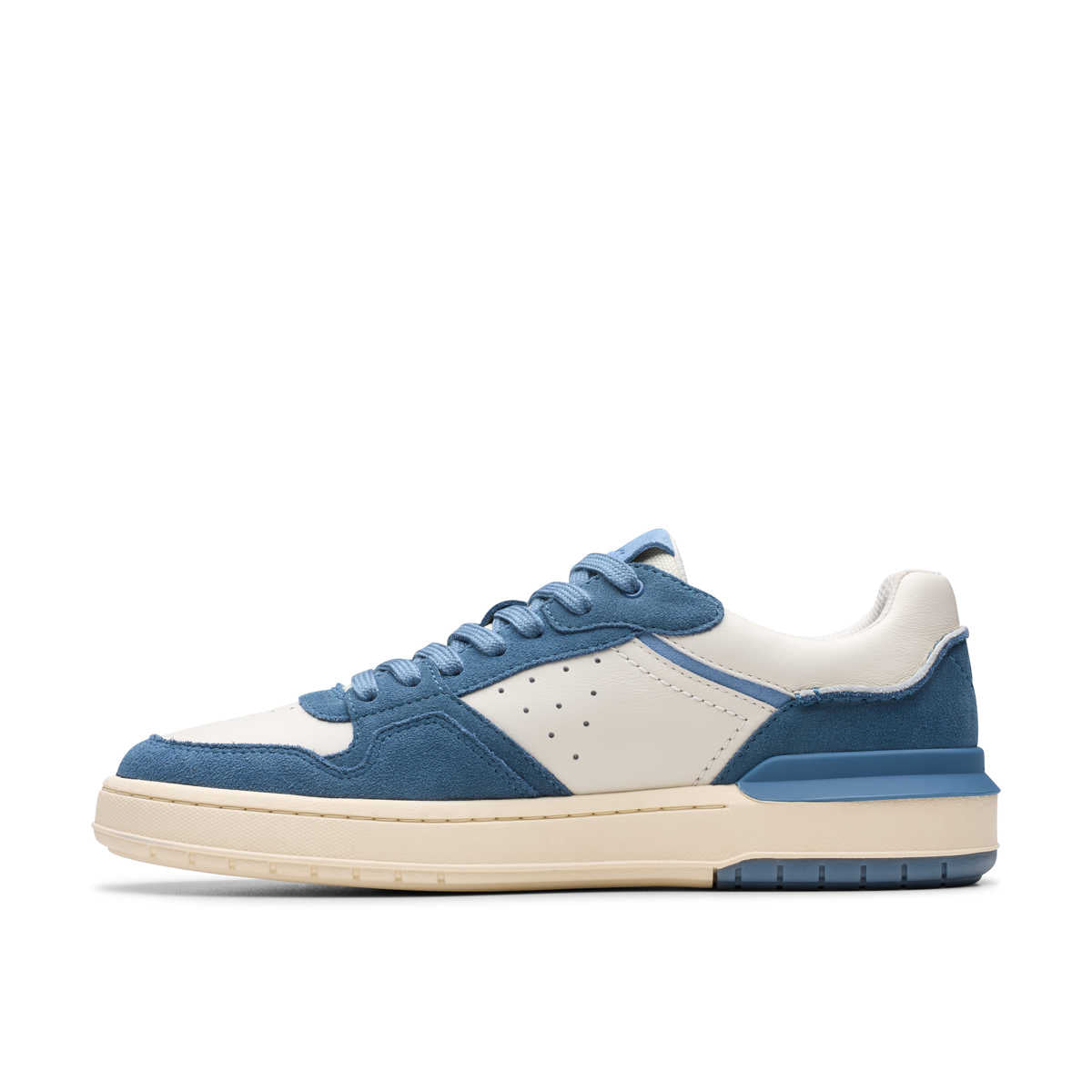 Clarks Men Courtlite2 Lo Blue Combi סניקרס קלארקס לגברים