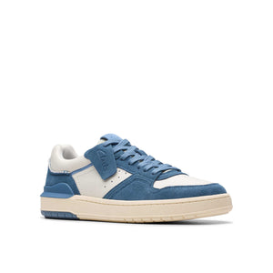Clarks Men Courtlite2 Lo Blue Combi סניקרס קלארקס לגברים