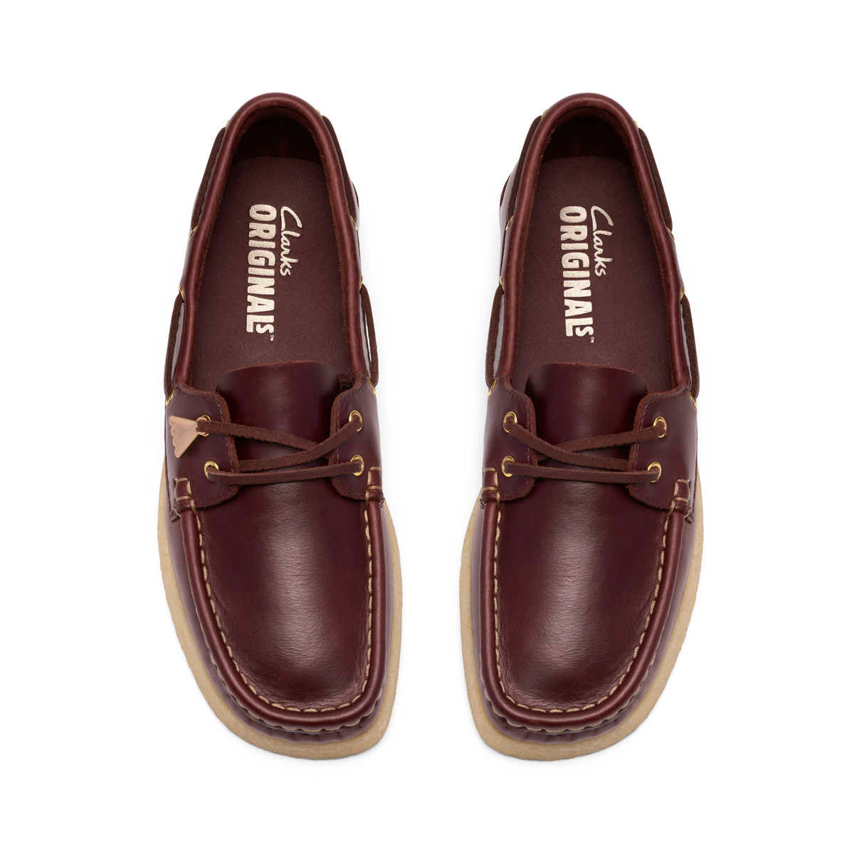 Clarks Godney Boat British Tan מוקסין קלארקס חום לנשים