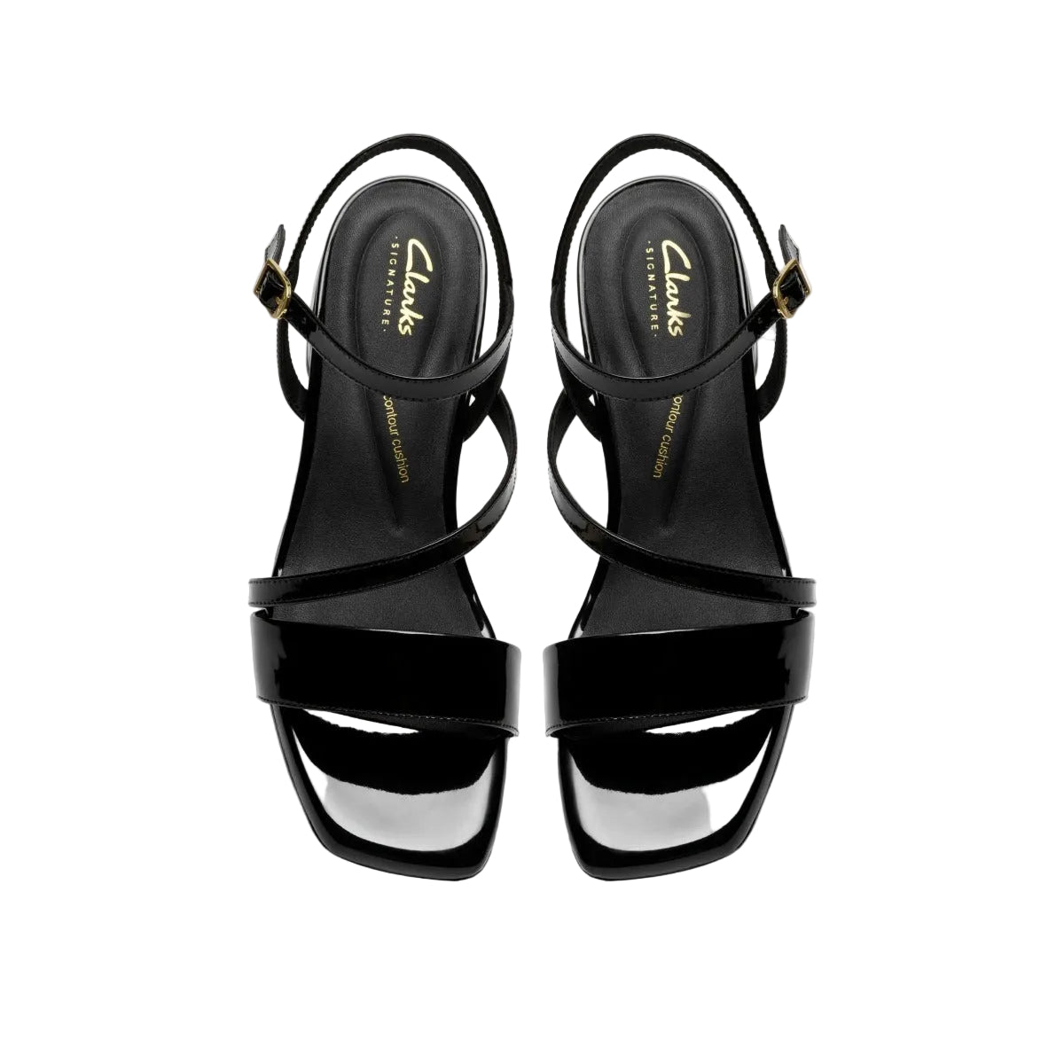 Clarks Serina35 Strap Black נעלי עקב קלארקס לנשים