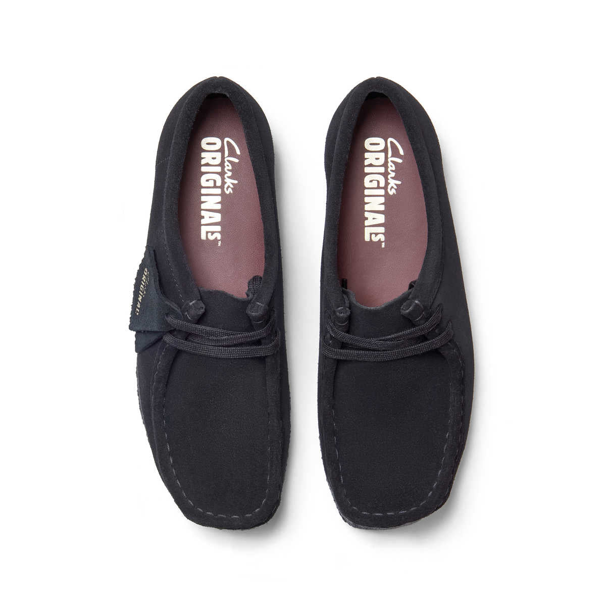 Clarks Wallabee Black מוקסין קלארקס לגברים שחור
