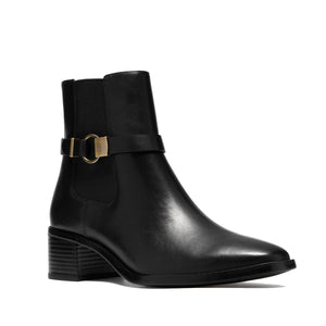Clarks Wrenn Buckle Black Leather מגפי קלארקס לנשים
