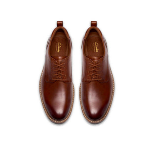 Clarks Aldwin2 Derby Tan Leather נעלי קלארקס לגברים חום