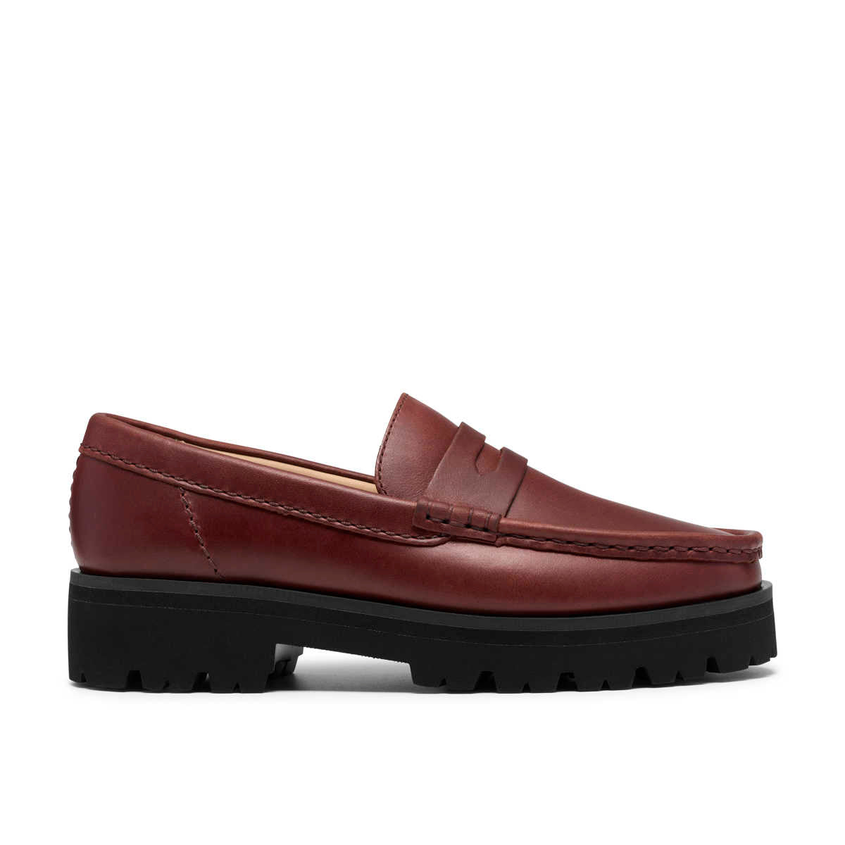 Clarks Yukoner Penny Mahogany נעלי מוקסין קלארקס לנשים