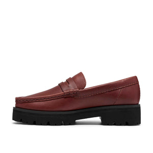 Clarks Yukoner Penny Mahogany נעלי מוקסין קלארקס לנשים