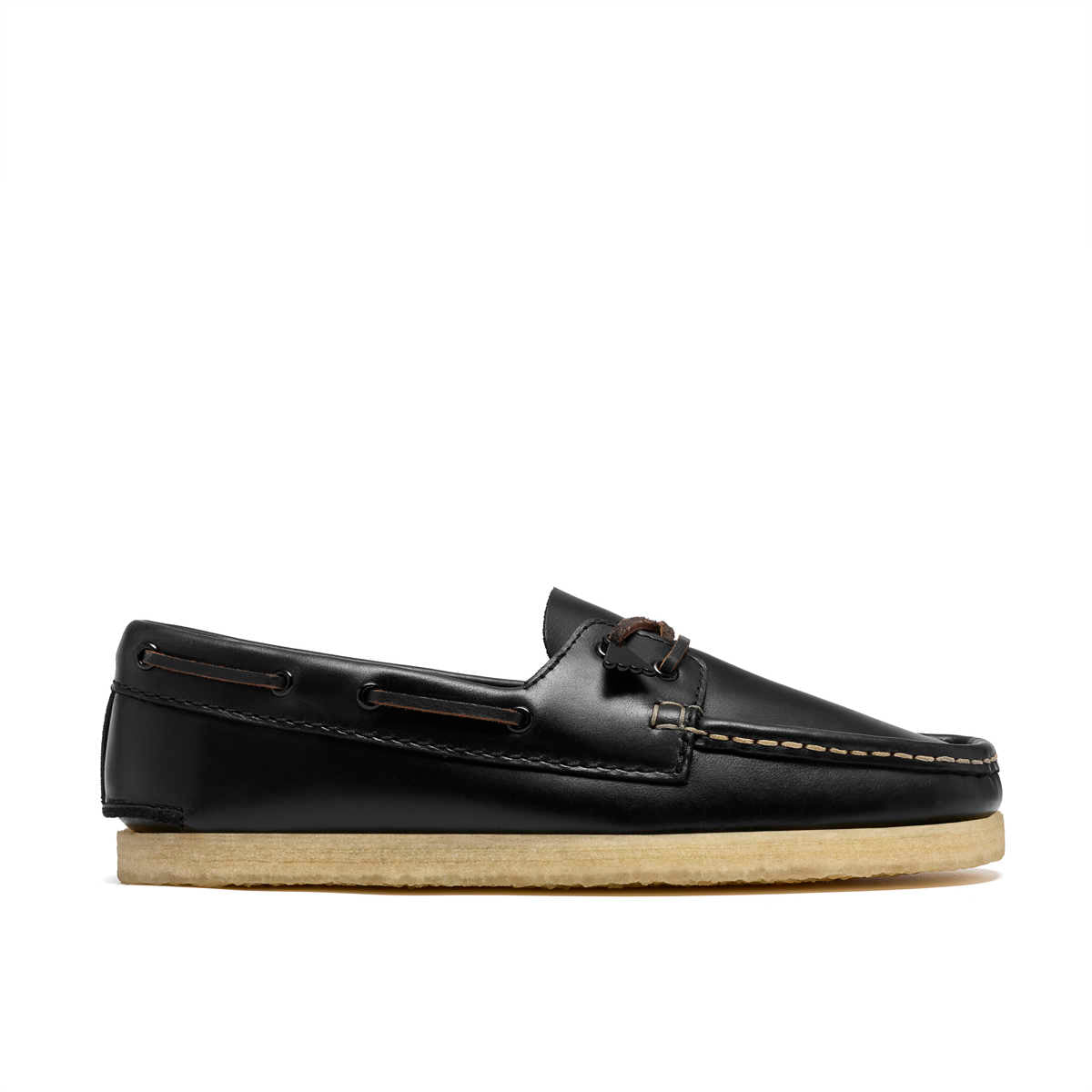 Clarks Godney Boat Black נעלי קלארקס מוקסין לנשים