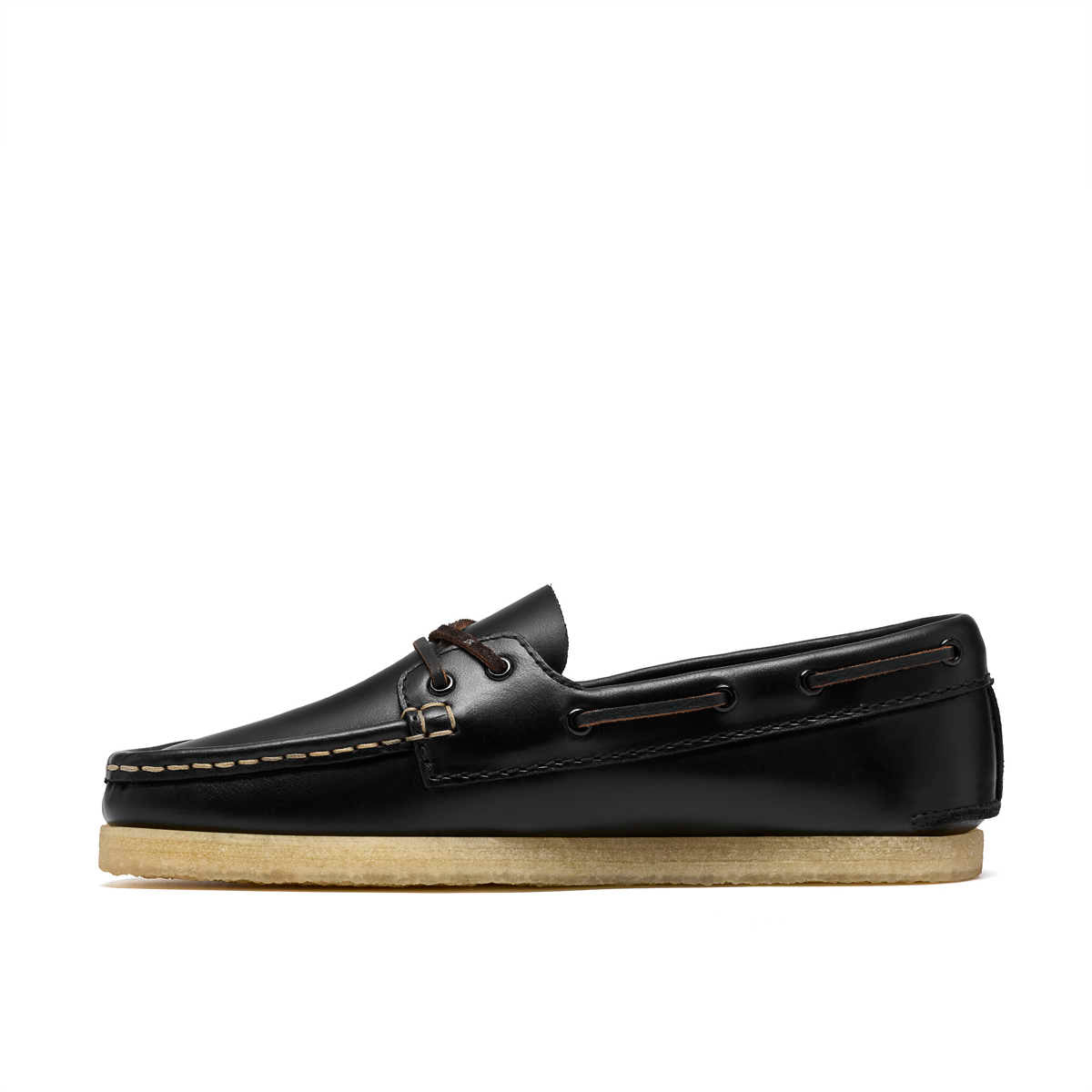 Clarks Godney Boat Black נעלי קלארקס מוקסין לנשים