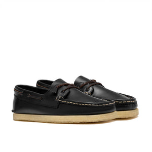 Clarks Godney Boat Black נעלי קלארקס מוקסין לנשים