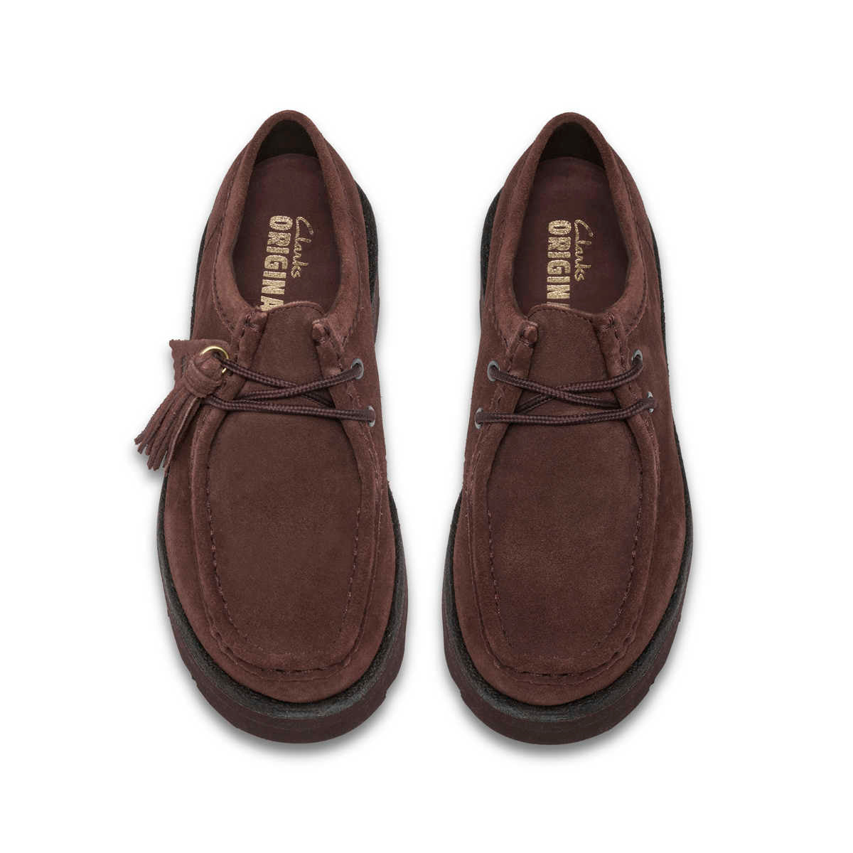 Clarks Meare Walla Chocolate נעלי מוקסין קלארקס לנשים