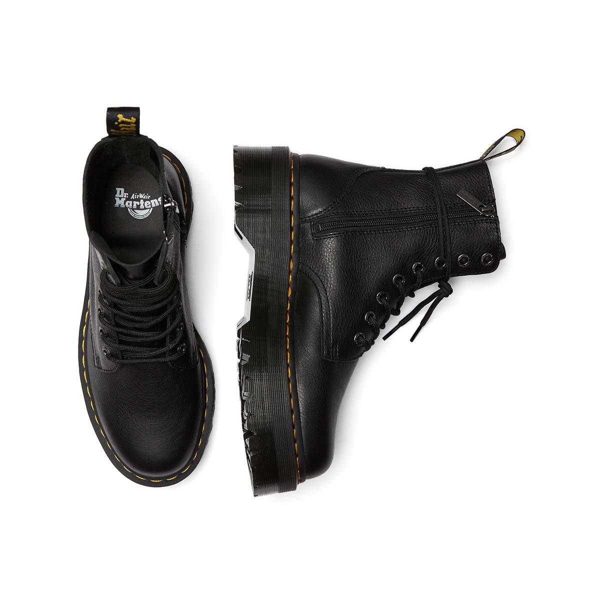 Dr. Martens Jadon III 8 Eye Boot Black מגפי ד"ר מרטינס גיידון שחור