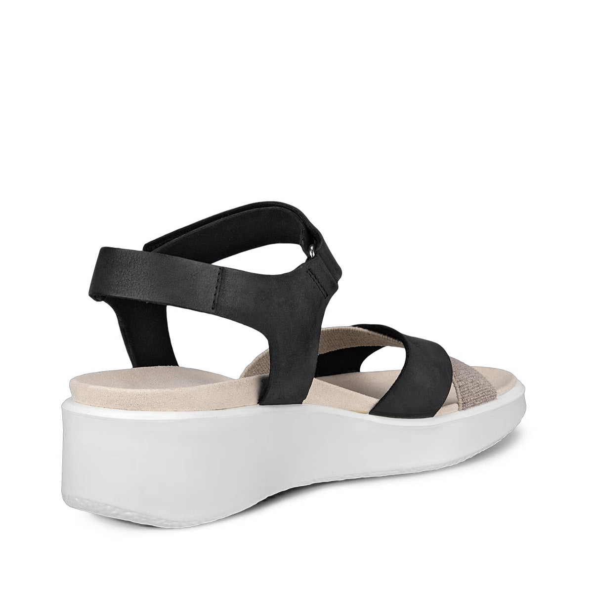 Ecco Flowt Wedge LX W Black סנדלי נשים אקו